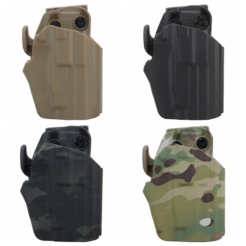 Funda de pistola táctica para caza, funda de pistola para mano derecha Glock 27 30 33, funda de pistola para CS, funda de tiro, adaptador, bolsa de pierna caída