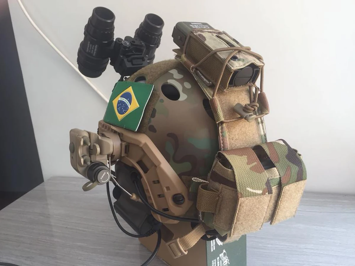 Bolsa Táctica Para Casco, Caja de Batería MK2 Contrapeso 500D Nylon Bolsa de Batería para Casco, Accesorios Tácticos para Caza Airsoft Shooting Paintball - imagen 3