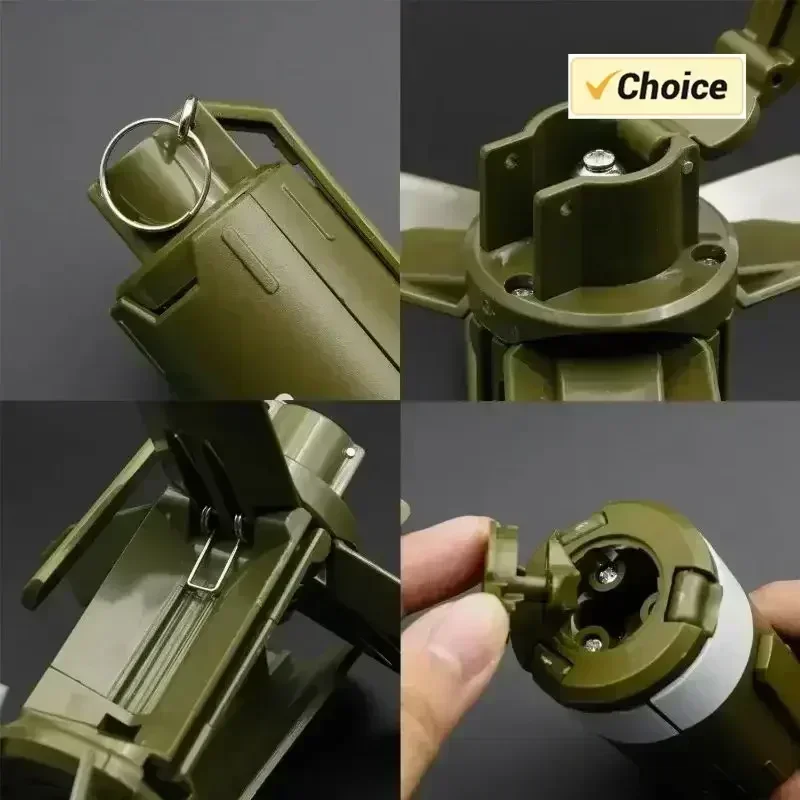 Granadas de mano tácticas, juguete CSGO, cuentas de agua para exteriores, modelo de granada Airsoft, juego de batalla, balas de agua, juego de rol de ducha BB - imagen 4