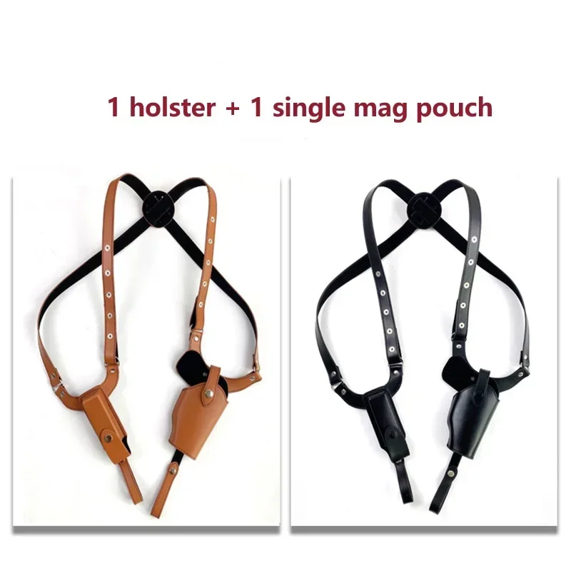 Funda táctica para pistola oculta Glock 1911, funda para pistola para axilas, accesorios para funda oculta para pistola Airsoft Hunting 92 P320 - imagen 5