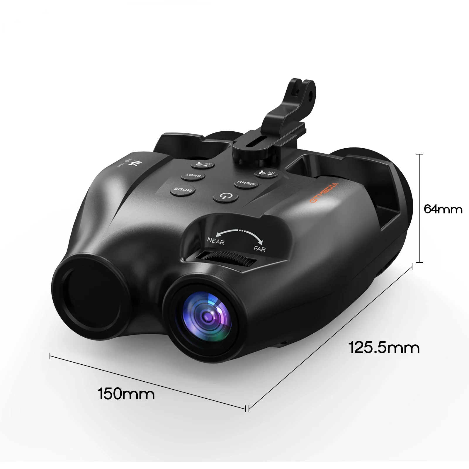 Binoculares visión nocturna pantalla de 1,54 pulgadas N4 850nm infrarrojos 300 metros completamente oscuro 5X óptico 1080P vídeo impermeable 2000mAh batería - imagen 5