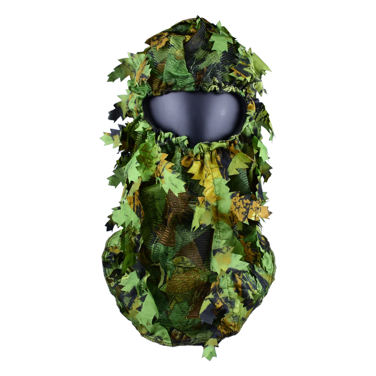Máscara táctica ghillie 3D camuflaje jungla - imagen 2