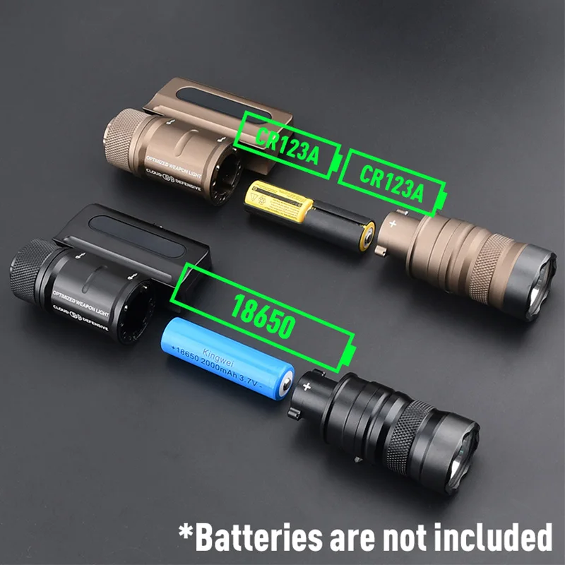 WADSN Linterna táctica de búho Luz de explorador CD Luz de arma optimizada 1500LM - imagen 2