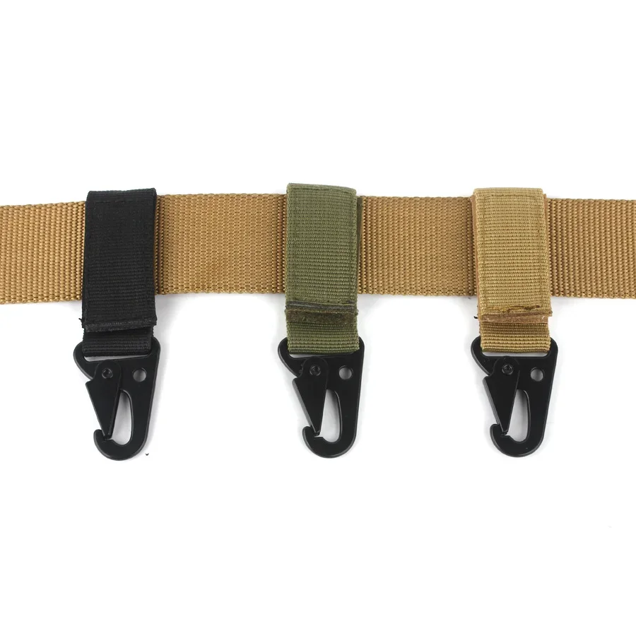 Llavero con cinturón MOLLE para exteriores, mochila táctica multifuncional con boca de águila, hebilla de nailon - imagen 2