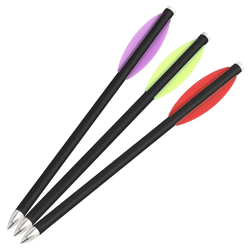 Flecha de ballesta de caza, 6/12/18/24 Uds., 6,3 ", flechas de carbono mezcladas, ID 4,2mm OD 6mm, pluma de goma para ballesta, tiro con arco, flecha - imagen 2