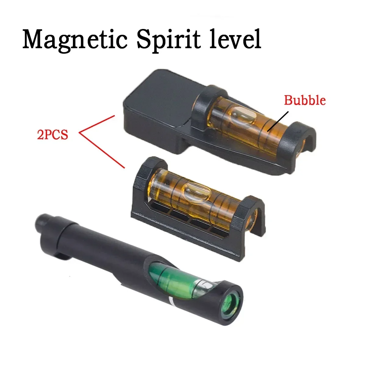 Kits de nivel de burbuja táctico, herramientas, alcance magnético, montaje de armario, mantenimiento, burbuja de nivelación para caza, accesorios para mira telescópica - imagen 3