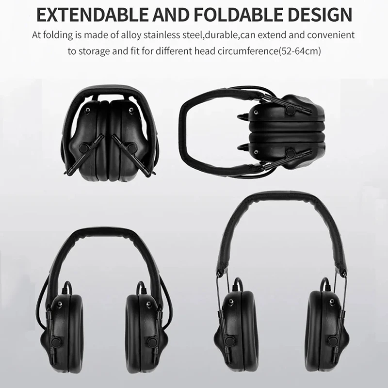 IPSC-auriculares tácticos con cancelación de ruido de 5. a generación, uso militar para Paintball, Airsoft, reducción de tiro - imagen 5
