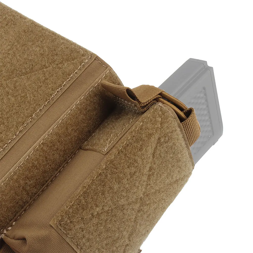 Bolsa táctica Horizontal de una sola revista, paquete de utilidad, bolsa de Radio, cubierta de solapa de inserción MAG para MK2, MK3, MK4, chaleco táctico de aparejo de pecho - imagen 5