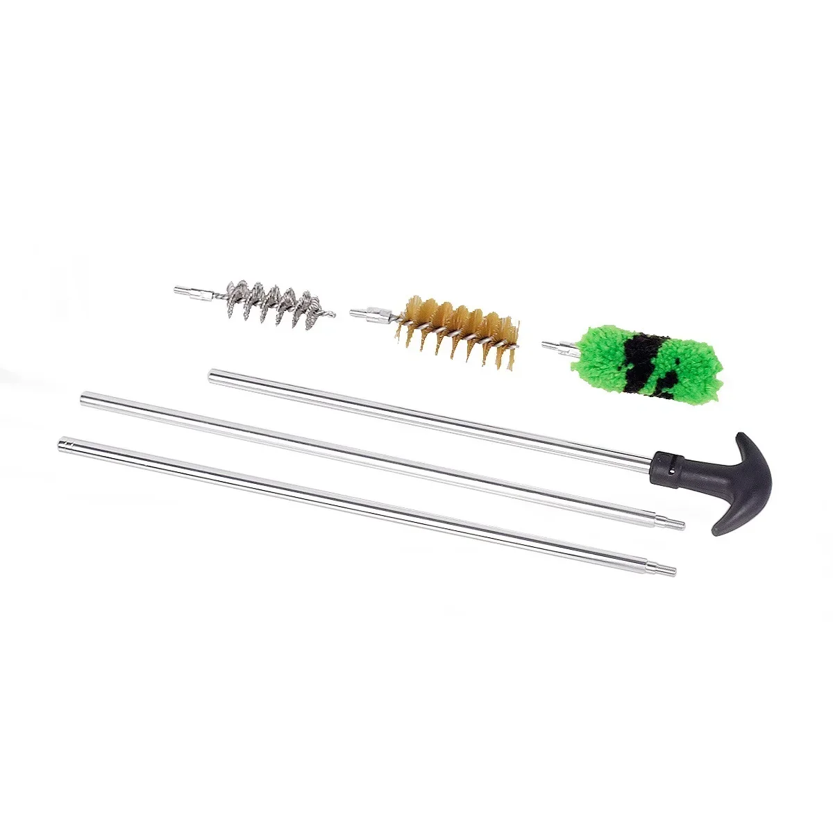 6 unids/set Kit de limpieza de pistola 12 GA 16 GA 20 GA 410 GA varilla de calibre cepillo Rifle pistola tubo barril herramienta de limpieza accesorios de caza - imagen 4