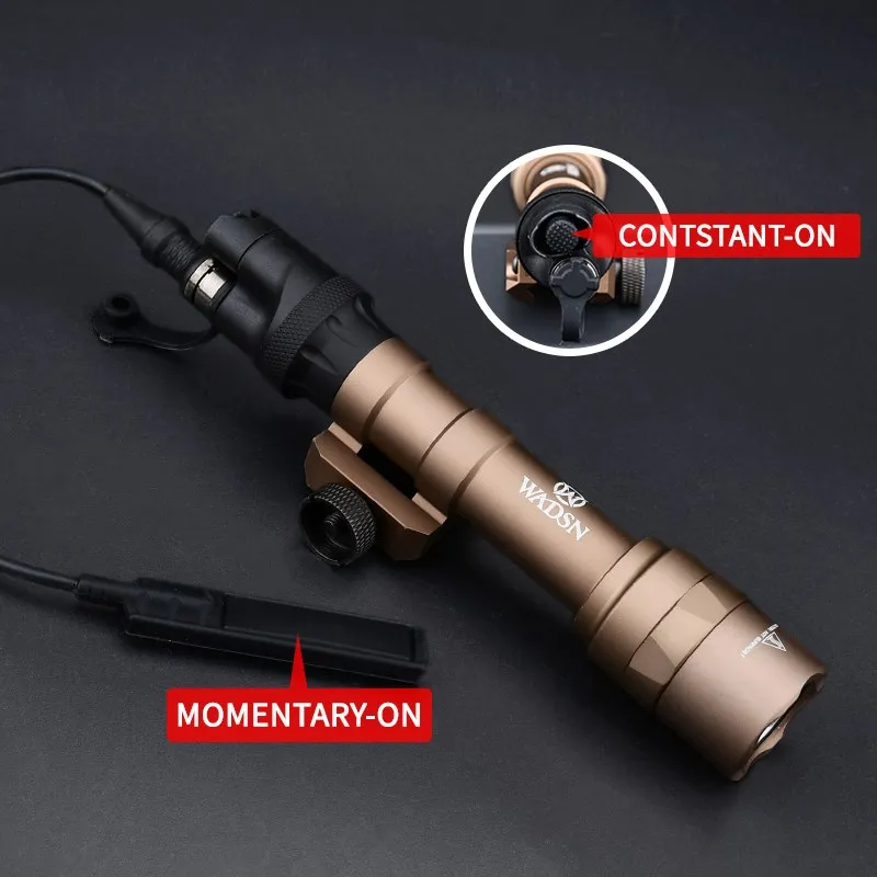 Wadsn-luz Led IR M600U, linterna táctica M600, arma de caza Airsoft, luz de explorador con interruptor doble, encendido constante momentáneo - imagen 3