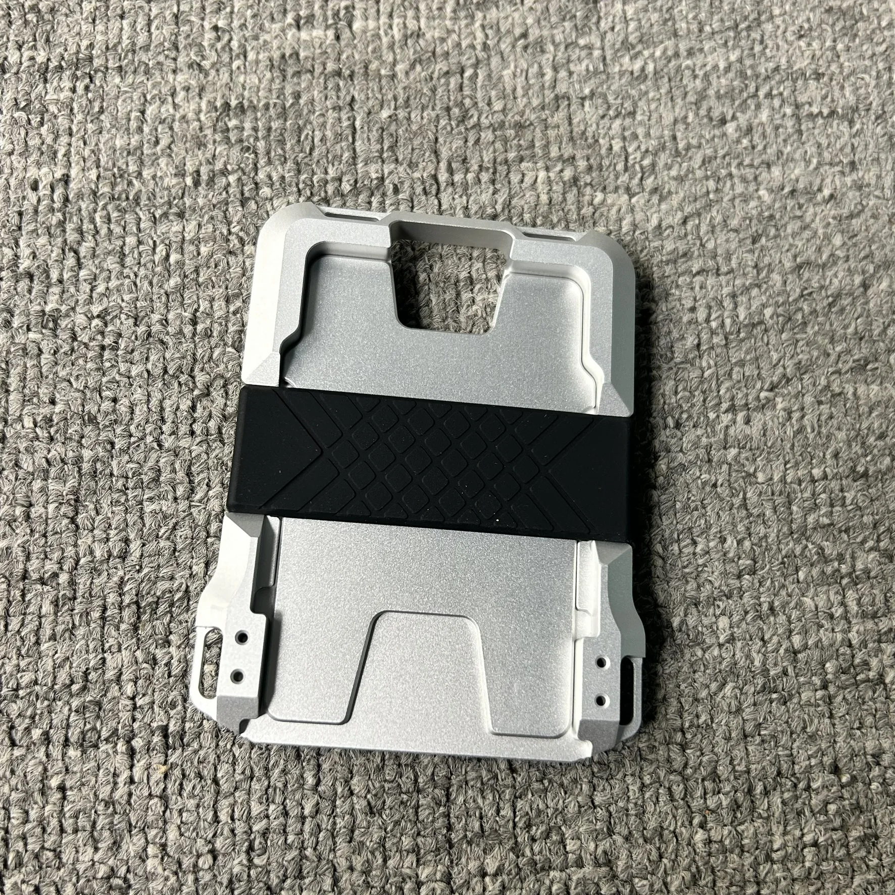 Tarjetero RFID metálico para tarjetas y licencia – Aluminio