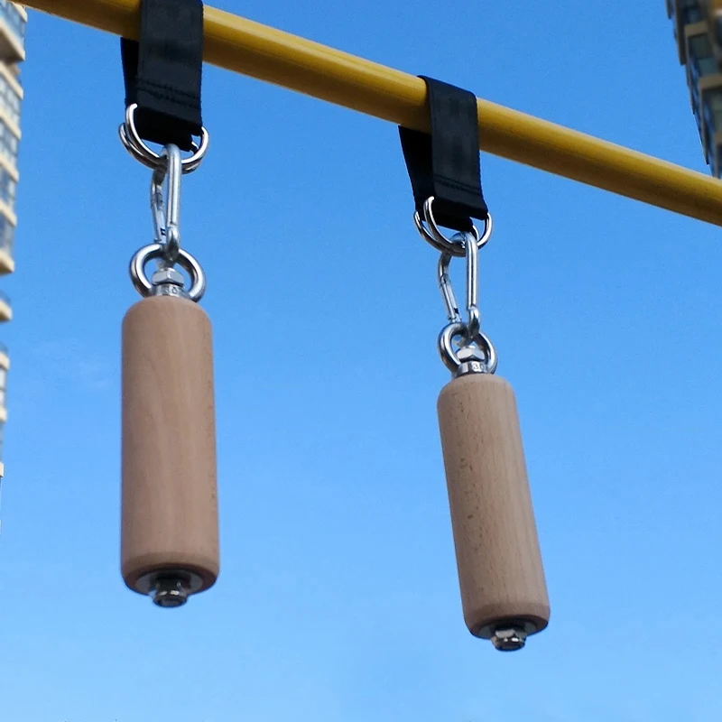 Fortalecedor de dedos, agarre de bola de madera, entrenador de fuerza de agarre de brazo y mano para escalada en roca, entrenamiento de dominadas y ejercicio muscular de brazo - imagen 4