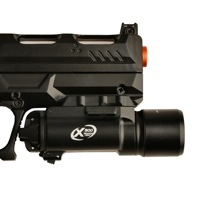 Surefir Tactics Airsoft X300U X300 Ultra 600lm linterna LED Rifle arma explorador caza pistola luz exterior ajuste riel de 20MM - imagen 5