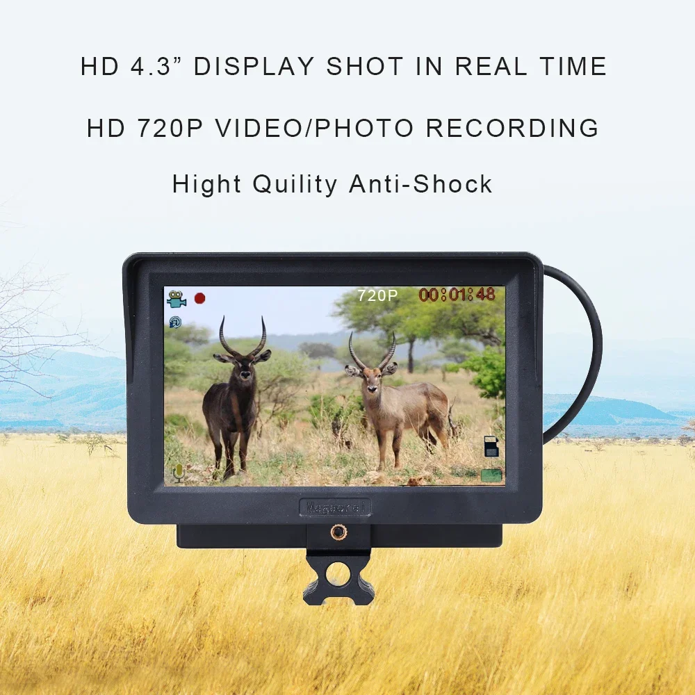 Mira telescópica de caza, visión nocturna, óptica IR, cámara con pantalla LED infrarroja de 850nm, dispositivo táctico de visión nocturna DIY - imagen 3