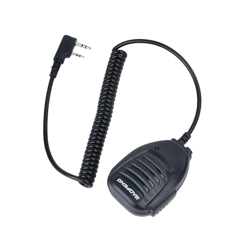 Baofeng PTT micrófono de altavoz impermeable para UV-5R BF-888S UV-82 UV-10R UV-S9 PLUS UV 13 Pro Radio bidireccional micrófono de mano puerto K - imagen 5