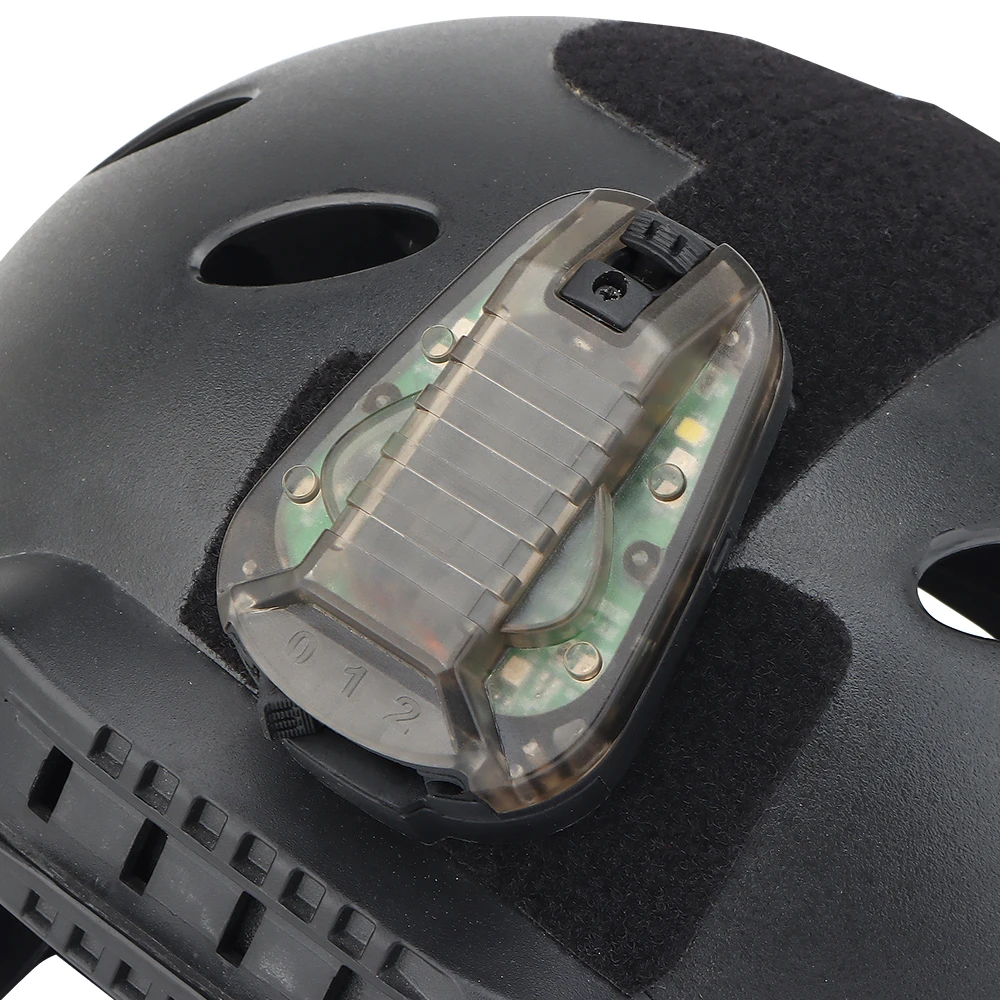 Casco táctico para exteriores, luz de mariquita impermeable, Flash de señal, luz estroboscópica infrarroja, herramienta de caza multiusos de seguridad de supervivencia - imagen 4
