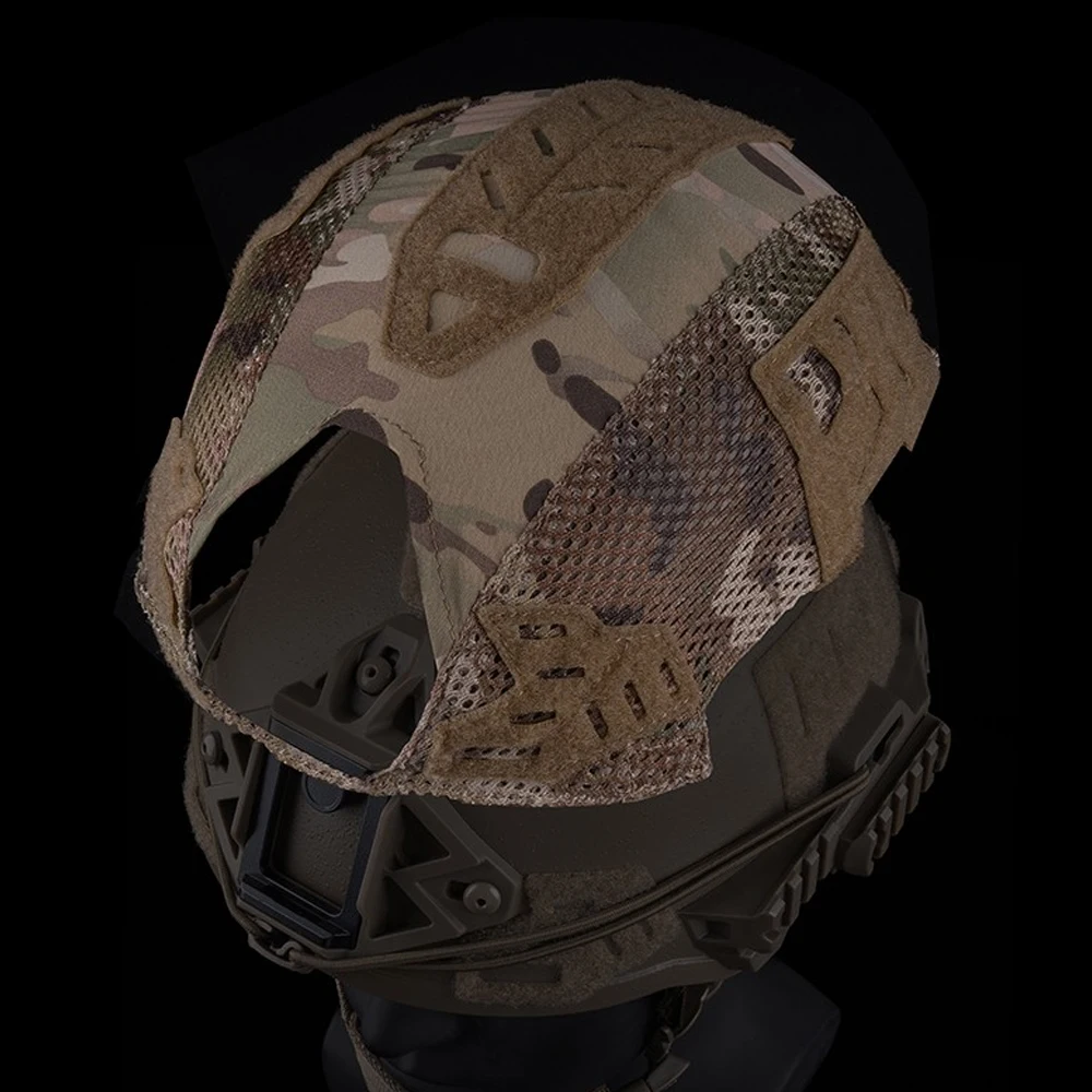 Cubierta táctica para casco Airsoft para equipo Wendy, casco de camuflaje de nailon 500D, accesorios para casco de caza y tiro - imagen 4