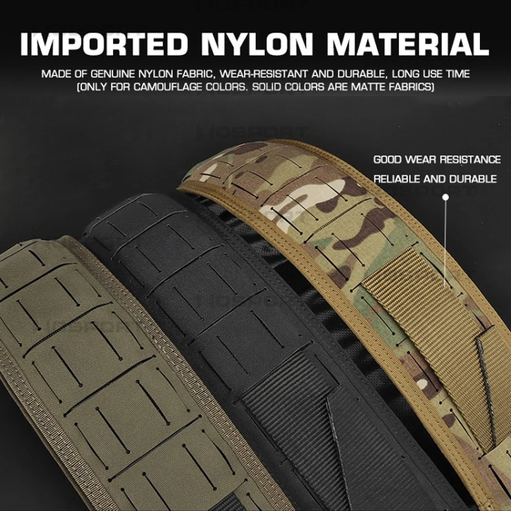 Cinturón táctico MOLLE acolchado con liberación rápida para hombre - imagen 3
