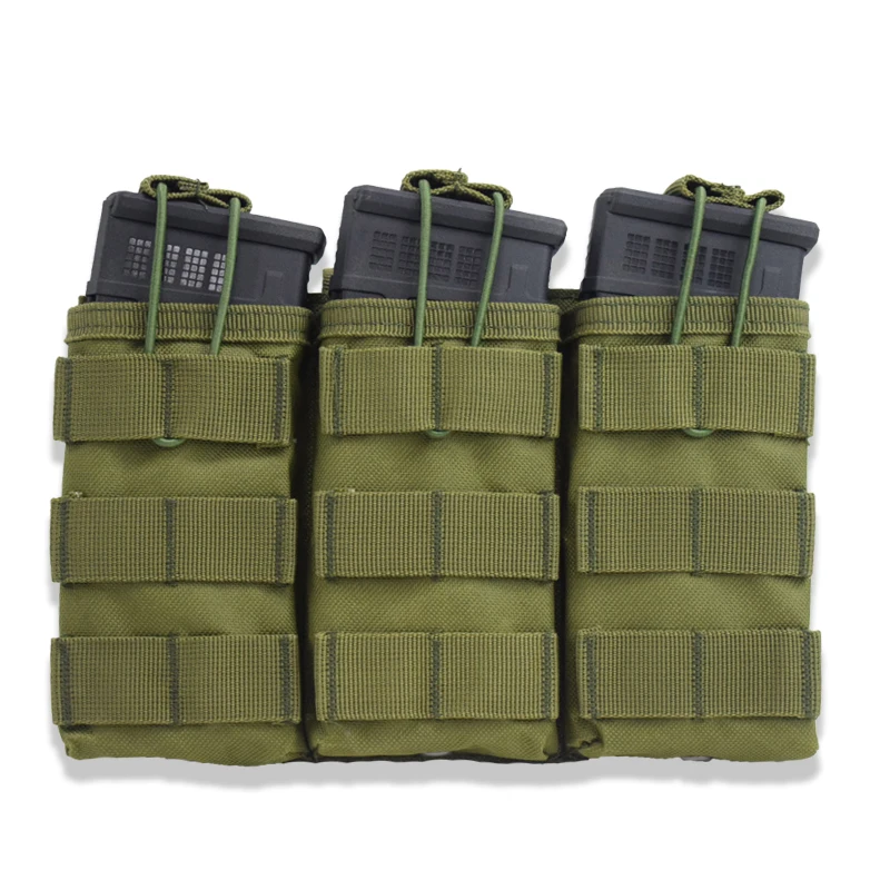 Equipo táctico militar Molle, bolsa de revistas de nailon, individual, doble, triple, chaleco JPC, accesorios para caza al aire libre - imagen 4