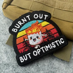 Parche bordado táctico moral militar con velcro