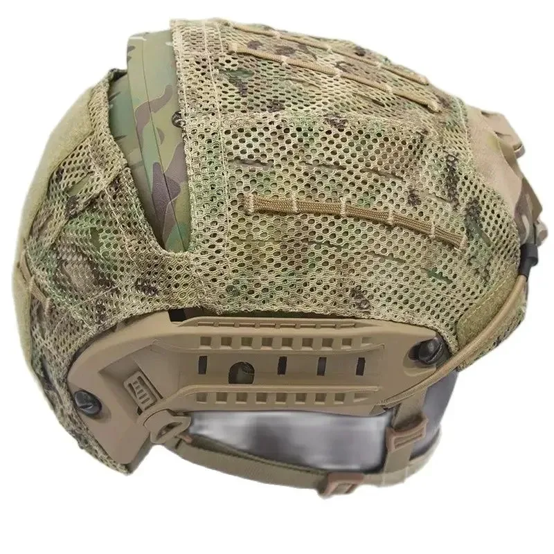 FMA casco táctico Airframe cubierta de camuflaje piel AF/CP casco tela de malla - imagen 3