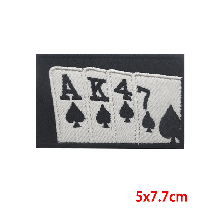 Parche de combate de dedo para planchar en la ropa, parches bordados militares tácticos, parche de guante para ropa, insignias - imagen 4