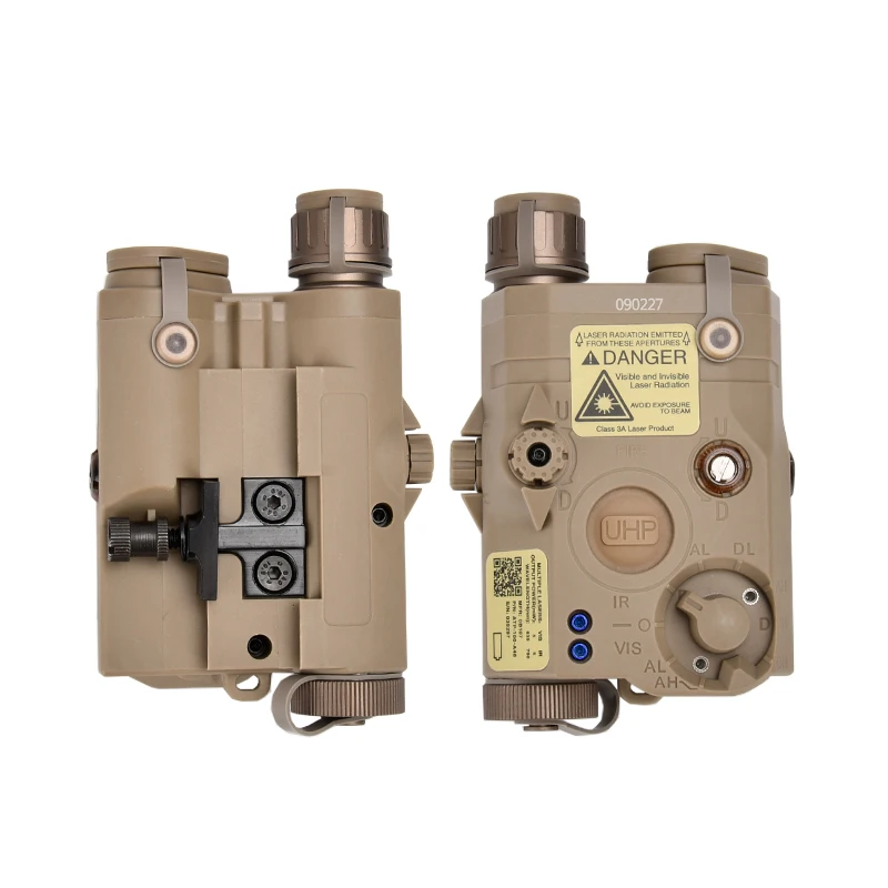 Airsoft PEQ15 PEQ Red Dot Green Blue Laser IR Lighting LED White Light Flashlight Beam Mark Flashlight Storage Box Fit 20MM Rail - imagen 4