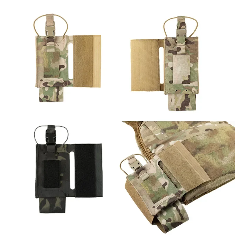 Bolsa de Radio táctica para caza al aire libre, accesorios Airsoft, bolsa de almacenamiento para Walkie Talkie, chaleco táctico militar, bolsa lateral - imagen 5