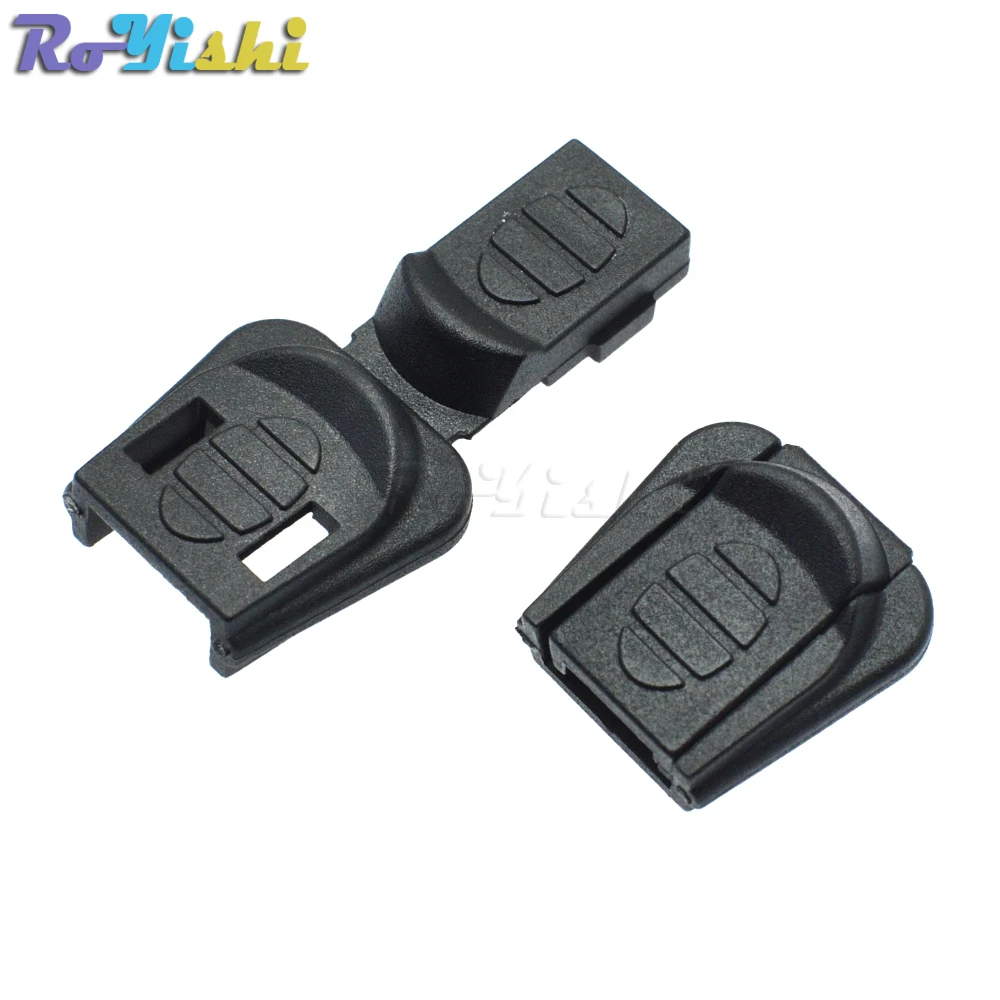 Tiradores de cremallera, tapón de cable, bloqueo final, Clips con cremallera, hebilla de cuerda, Paracord negro - imagen 5
