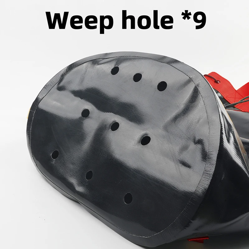 Bolsa de cuerda de escalada de 30L/45L/55L, equipo de exploración de cuevas al aire libre, almacenamiento, resistente al desgaste, mochila para rappel en cascada de rescate - imagen 4