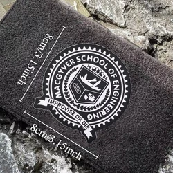 Parche táctico Macgyver School – Velcro para brazalete o mochila