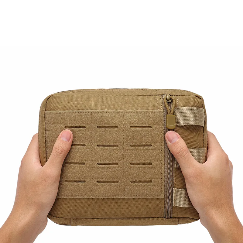 Bolsa de cinturón táctico Molle, bolsa de herramientas EDC con corte láser, bolsa organizadora de accesorios médicos portátiles para exteriores, botiquín de primeros auxilios táctico - imagen 2