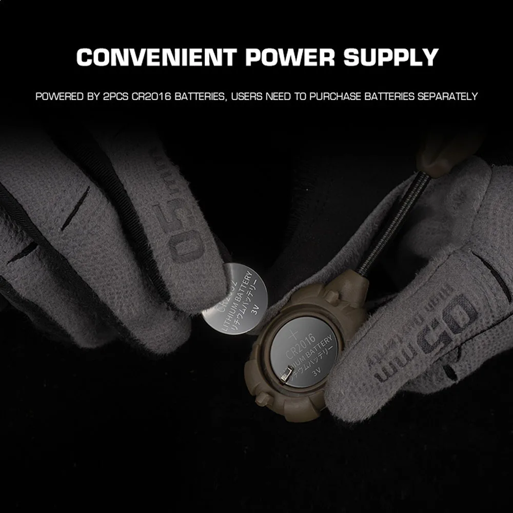 MPLS CHARGE 3,0 casco táctico Airsoft luz 4 modos rojo/verde/azul/IR lámpara al aire libre caza deportes supervivencia linterna de emergencia - imagen 4