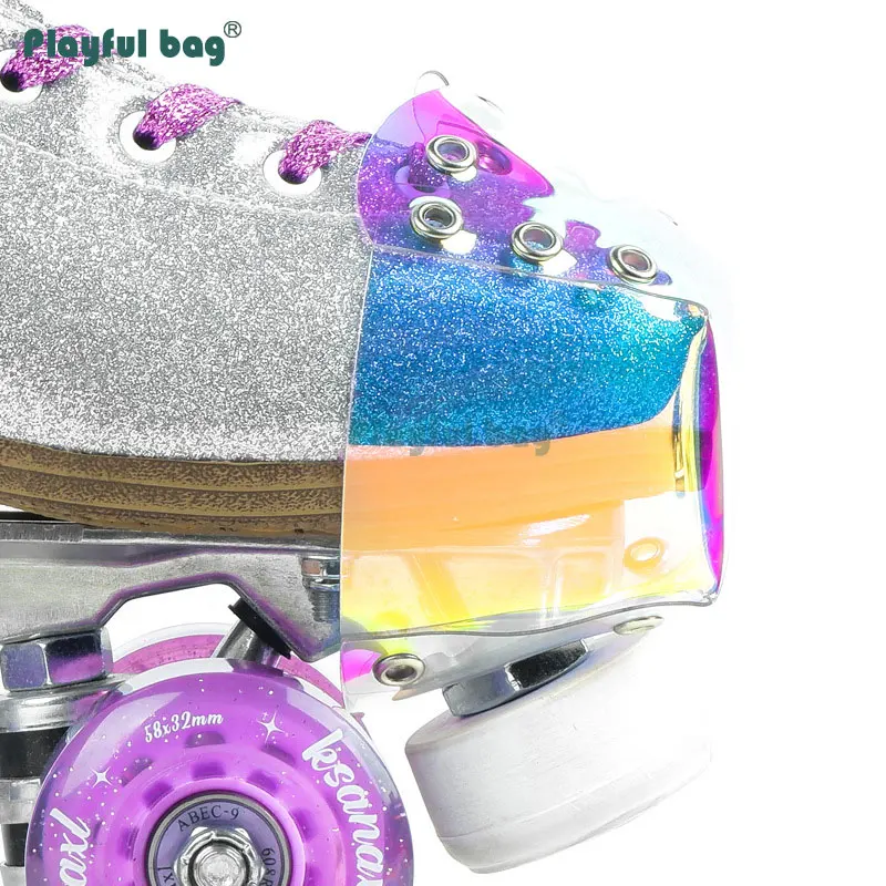 Cubierta protectora para patines de ruedas dobles, antiarañazos, anticolisión, zapatos de patinaje, cubierta frontal, accesorios deportivos para Skate AMB264 - imagen 4