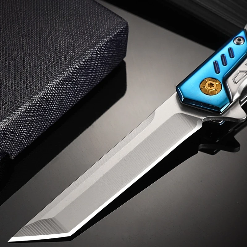 Navaja táctica plegable acero inoxidable – Supervivencia y exteriores - imagen 3