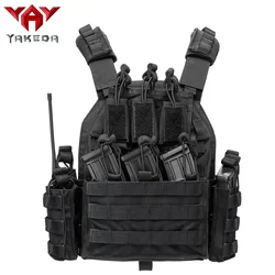 Yakeda mochila de hidratación táctica MOLLE nailon ligera impermeable