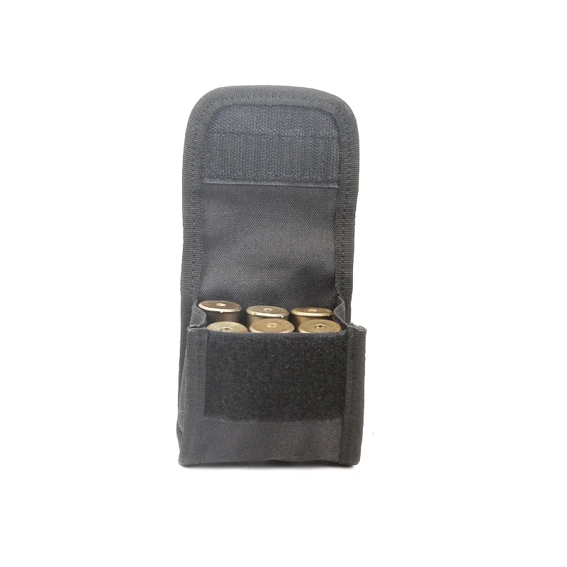 Soporte de recarga de carcasa de escopeta redonda táctica, bolsa de revista Molle para calibre 12/20G, soporte para cartuchos de munición, accesorios de caza - imagen 2