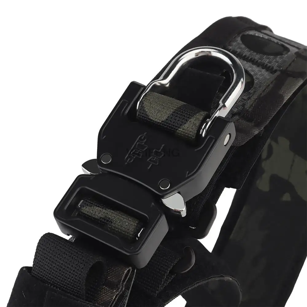 Cinturón de equipo militar de Metal, hebilla Original Molle, corte láser, cintura, caza táctica, doble sello de cintura, liberación rápida - imagen 3