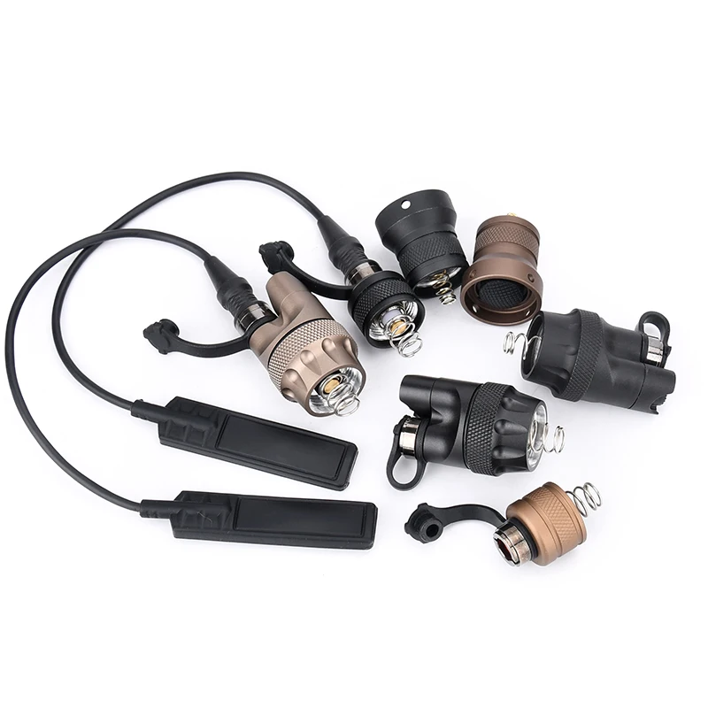 Interruptor de Aluminio para Linterna Serie SF M300 M600, Cubierta de Repuesto para Interruptor de Extremo de Linterna, Accesorio para M600C M300A Scoutlight - imagen 3