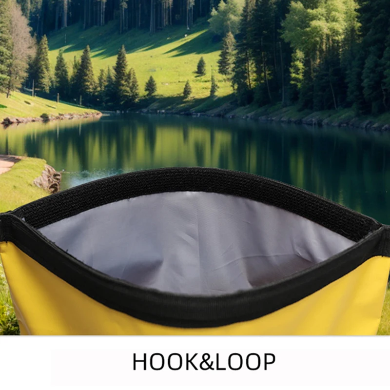 Mochila de natación con tapa enrollada, bolsa ligera de 20L para senderismo en río, senderismo al aire libre, Camping, escalada, bolso de almacenamiento para Rafting - imagen 5