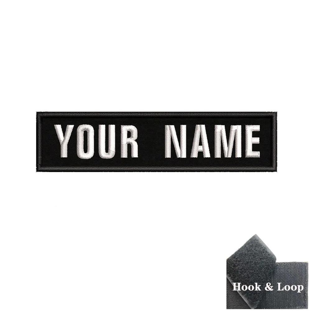 Parche de rayas con nombre personalizado, insignia de hierro o gancho, trofeo de fuego, radiación, motocicleta, gota de sangre, pentagrama de amor, 10cm x 2,5 cm, 1 ud. - imagen 5
