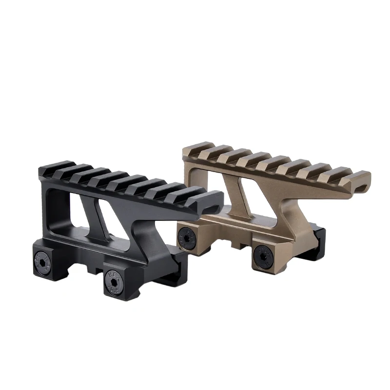 Soporte de alcance táctico CNC de Metal GBR, riel Picatinny de 20mm, soporte de mira, equipo de caza Airsoft, Material de aleación de aluminio - imagen 3