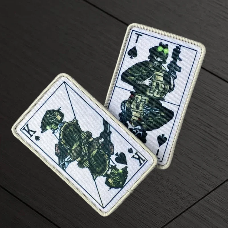 Parche "Map King Operator", insignia de moral táctica, brazalete impreso con gancho y bucle, mochila militar, pegatina decorativa para ropa - imagen 2