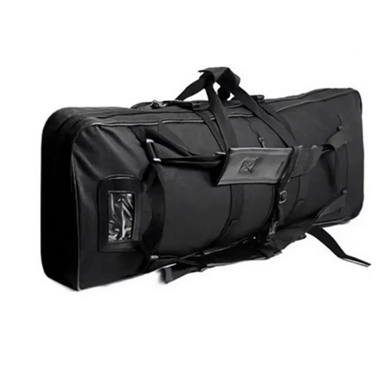 Gran oferta 85 95 120cm Estuche de transporte para Rifle doble bolsa para pistola mochila portátil para exteriores bolsa para pistolas largas - imagen 3