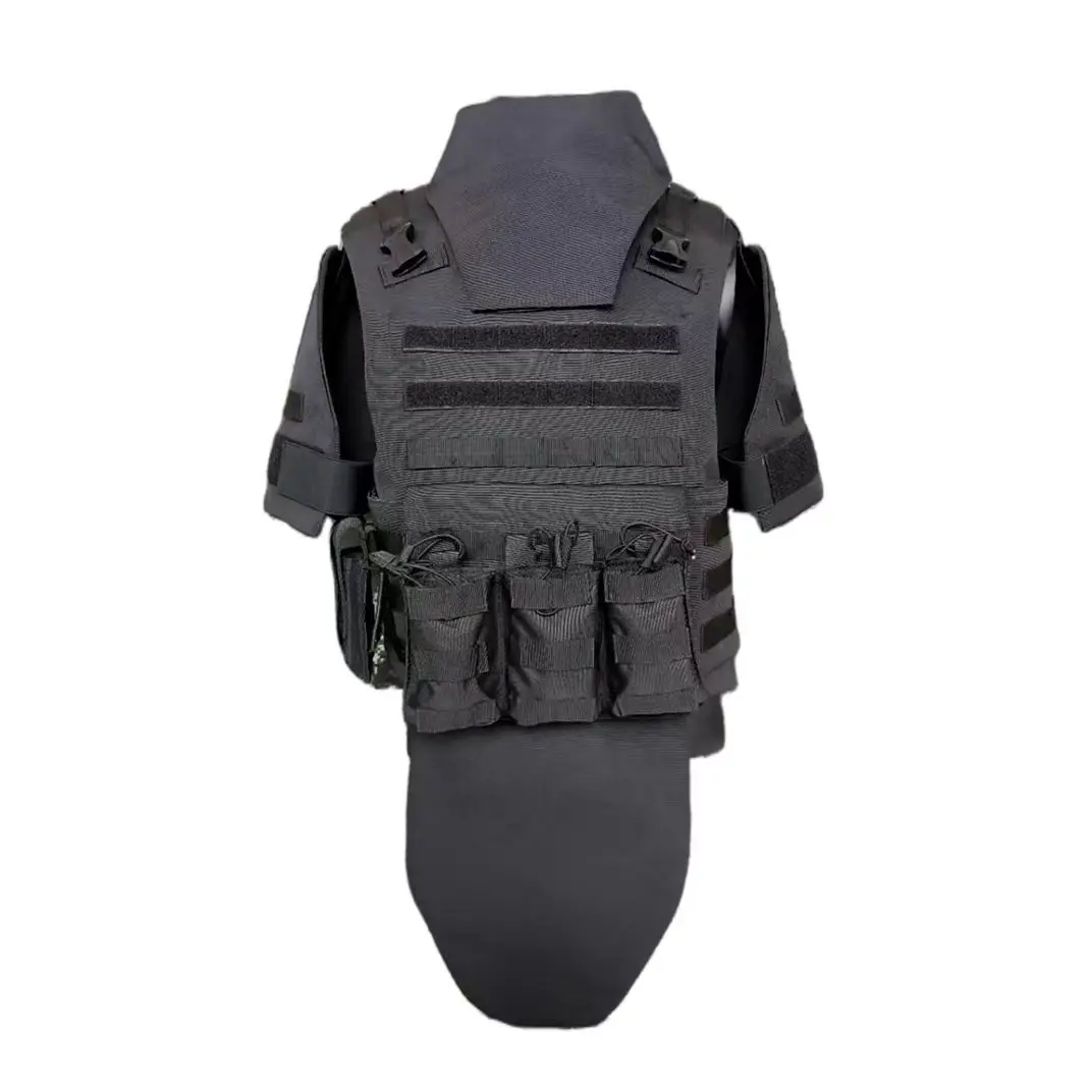 Real NIJ IIIA chaleco a prueba de balas conjunto portador de placa paradas. 44 Magnum armadura táctica de cuerpo completo para supervivencia militar y autodefensa - imagen 4