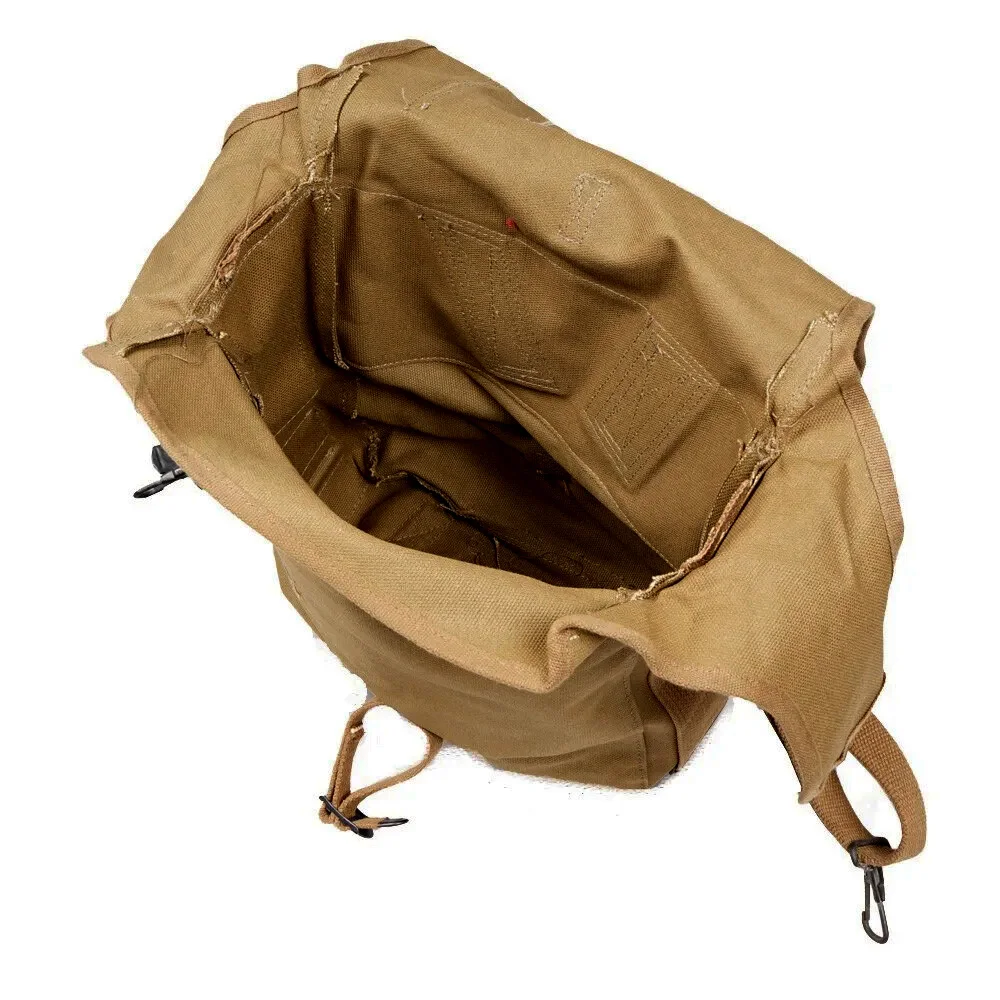 Mochila WW2 M1941, equipo de Camping, bolsa de lona, paquete de equipo de soldados americanos, bolsa M1941 para exteriores de la Segunda Guerra Mundial de EE. UU. - imagen 5