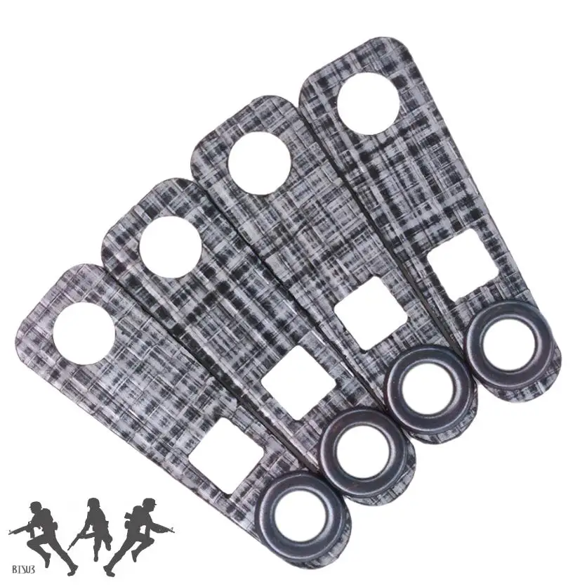 Casco táctico de caza Airsoft NVG, Clips de cuerda de acoplamiento especiales, paquete de 4 materiales TEGRIS - imagen 5