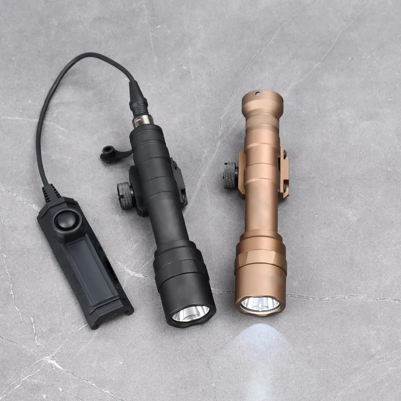 Surefr-linterna táctica M600 M600U, luz de explorador con doble función, interruptor de presión, luz para Rifle, arma de caza, acceso ligero - imagen 3