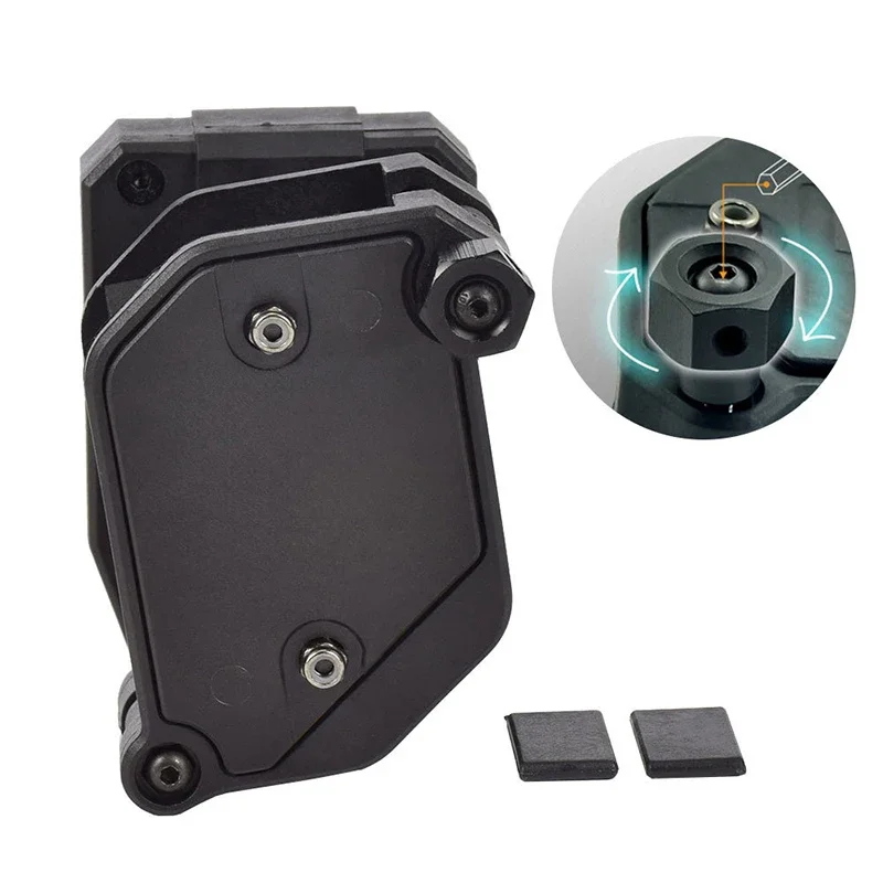 Bolsa para revistas IPSC, funda con ajuste de velocidad multiángulo, bolsa portadora táctica Mag para caza para 1911/G17/HI-CAPA/PX4/XDM - imagen 5