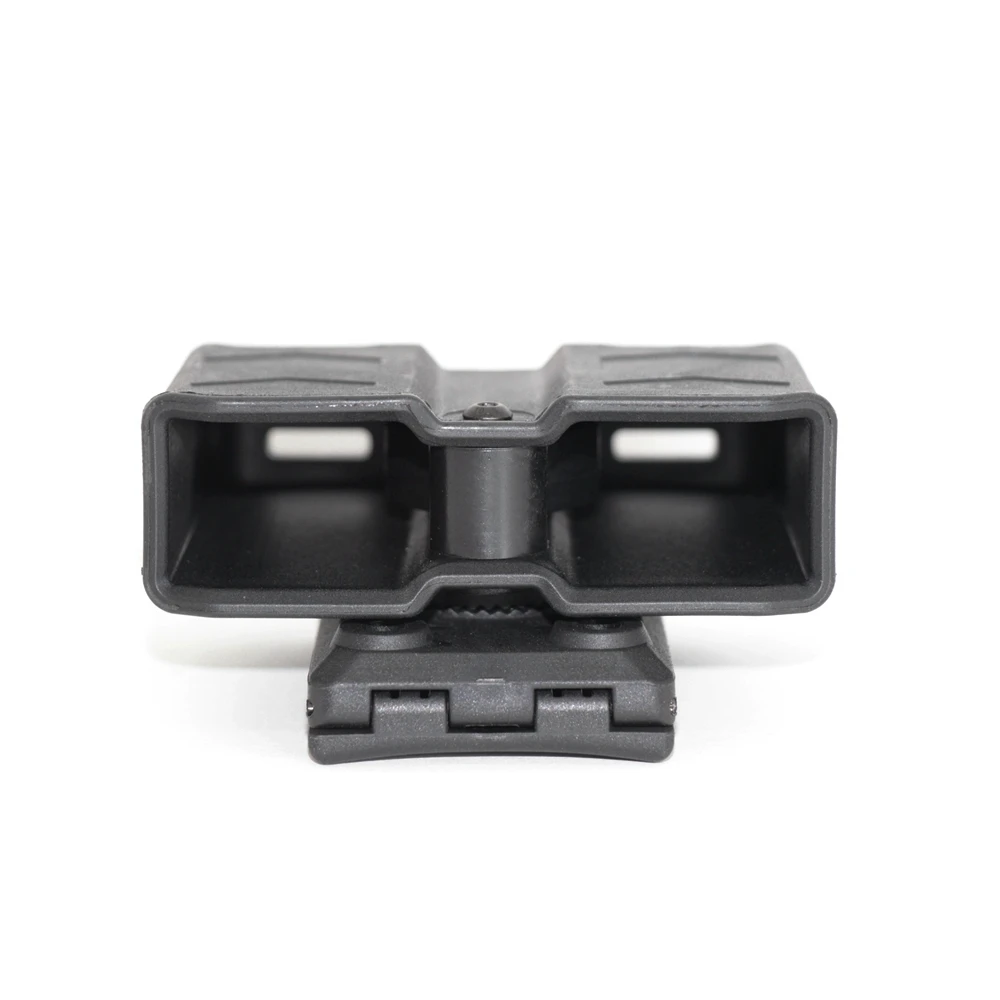 Bolsa doble para revistas de 45acp, táctica de caza, doble pila de 9mm para cinturón de 1,5-2,5 pulgadas, bolsa para revistas ajustable Universal para disparar - imagen 5